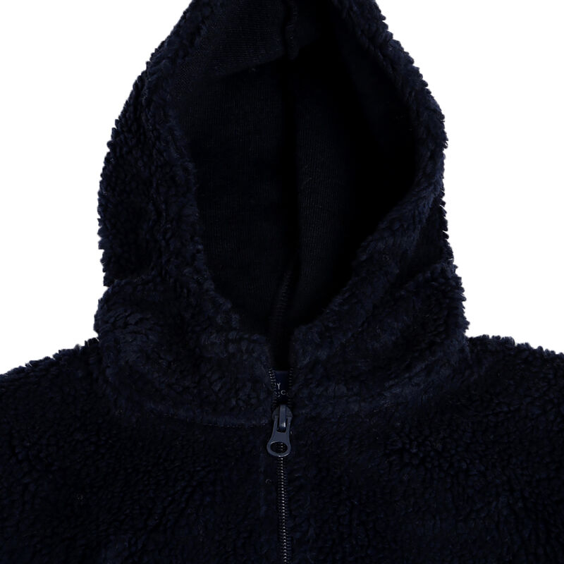 Boys Dark Blue Solid Cardigan image number 2